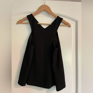 Lulu's Party Tim Chic Black Sleeveless Top